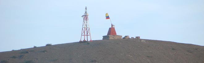Lighthouse and flag of Colombia © BW Media